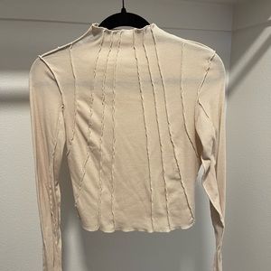 Grey Bandit ribbed top